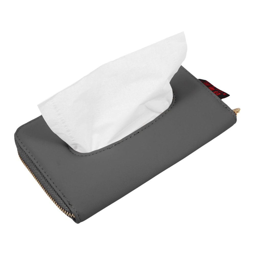 TOPPERFUN Car Tissue Box Visor Napkin Holder Car Seat Storage Tissue Dispenser for Vehicle