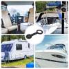 KMGDM Campers Motorhomes Third Wheel Shower Door Travel Latches Flexible Strap Securely Suitable for Travel F100158276 0273349 view 2