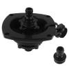 STOBAZA Water Inlet Flexible Hose Quick Connect Fitting Connector Faucet Motorhome Water Fill Inlet Water Fill Inlet Flange with Check Valve Water Hose Flange Accessory Black view 1