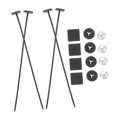 SOLUSTRE 1set Electric Radiator Fan Mounting Kit Transmission Cooler Installation Accessories Easy to Install Zip Ties for Car Cooling System Upgrade