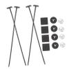 SOLUSTRE 1set Electric Radiator Fan Mounting Kit Transmission Cooler Installation Accessories Easy to Install Zip Ties for Car Cooling System Upgrade view 1