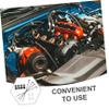 SOLUSTRE 1set Electric Radiator Fan Mounting Kit Transmission Cooler Installation Accessories Easy to Install Zip Ties for Car Cooling System Upgrade view 3