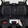 SXXC Car Seat Cover 7 Seats for Mitsubishi Outlander 2003-2026, Waterproof Durable Compatible Airbag, Premium Leather Seat Protector(7 Seats Luxury,Black White) view 4