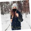 Veemoon Women Winter 3D Plush Ear Warmer Mask Windproof Double Layer for Cycling Skiing and Outdoor Activities view 4