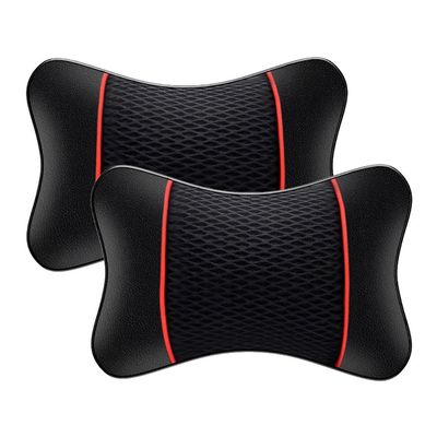 LHLUSA 2PCS Car Neck Pillow for Lexus Sedan is/ES/LS/GS/HS Sedan, Thickened Design Neck Mesh Breathable Non Stuffy Wear Resistant Car Headrest,Black