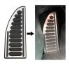 Car Dead Pedal Foot Rest Pedal Cover Compatible For Ford Focus 2 3 4 MK2 MK3 MK4 Fiesta Mondeo Fusion Kuga Escape C-Max S-Max Accessories view 2