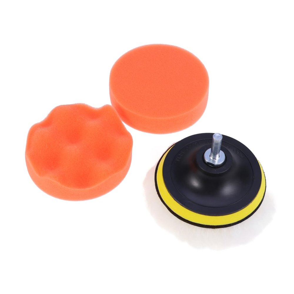 Cabilock 5pcs Polishing Sponge Pad Buffing Wheel Drill Bit for Car Waxing and Detailing for Polishing and Finishing