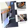 BUGUUYO 2pcs Bike Accessories Disc Brake Lock Cable Long Motorcycle Disc Lock Heavy Duty Security Yellow Orange view 4