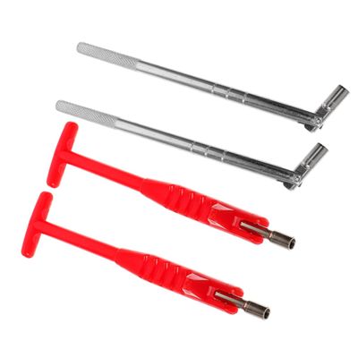 FELTECHELECTR 4pcs Tire Valve Stem Puller Tool Tire Valve Core Removal Installer for Car Truck Bike