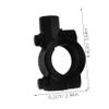 Motorcycle Mirror Adapter Clamp 8mm Iron Mount for Bikes view 2