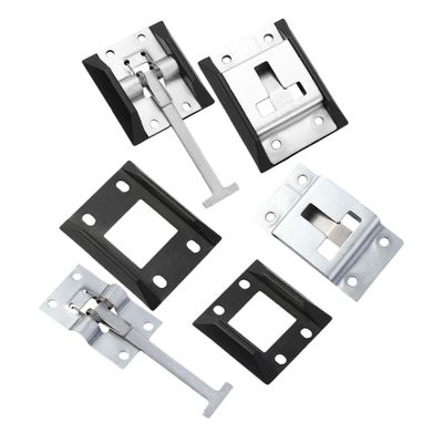 Cabilock 4sets Rv Door Holders Stainless Steel Trailer Door Latch for Enhanced Security Weather-Resistant Design for Campers and Cargo Trailers