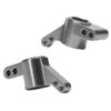 PWKSYTBJ Metal 101208 101209 Steering Front & Rear Hub Carrier Knuckle Set for RC 1/10 HPI WR8 3.0 Flux Ken Block Bullet ST MT(Rear Arm Gray) view 1