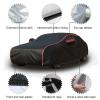 Car Cover Waterproof All Weather Compatible with Toyota Tundra, Outdoor Car Cover, Full Exterior Covers, Dustproof/Scratchproof/Frostproof, Wind Protection Straps+Zipper view 2