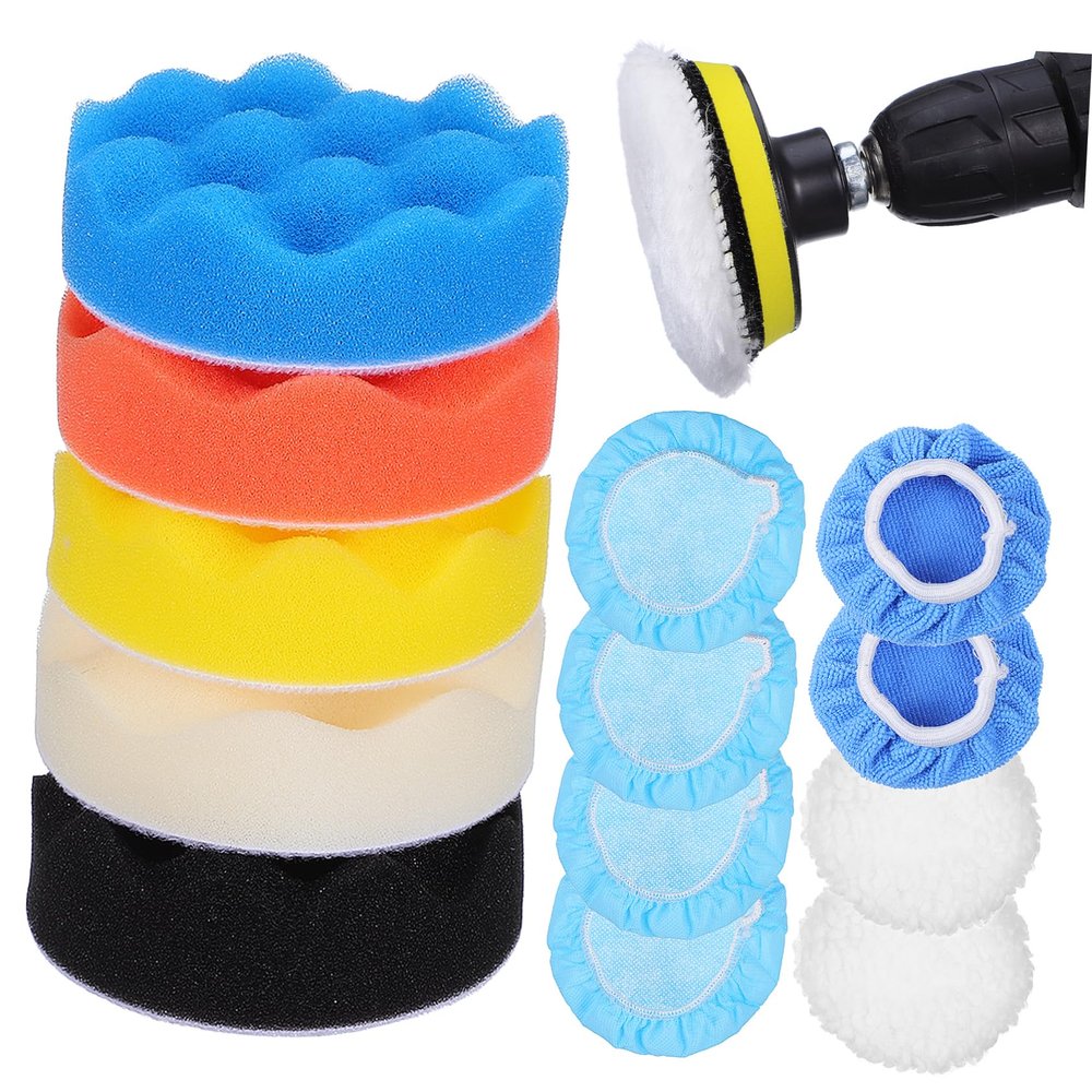 STOBAZA Drill Polishing Kit Polishing Pad Buffing Pads Sturdy Materials Versatile Use