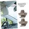 Alipis Sun Visor Clips Interior Sun Visor Hook Shade Holder Retainer Sunshades Visor Sun Visor for Visor Bracket Hook Sun Visor Replacement Pp Dark view 3