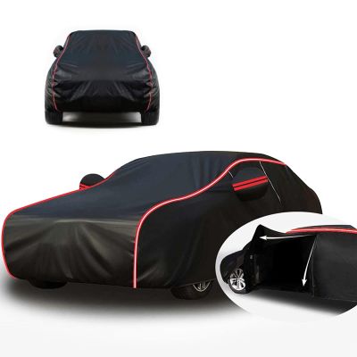 Car Cover Compatible with Toyota Auris, Car Cover Waterproof All Weather, Full Exterior Covers, Anti-Ultraviolet, dustproof, Anti-Scratch,Breathable,Custom with Side Zipper