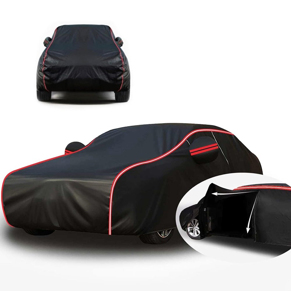 Car Cover Compatible with Toyota Auris, Car Cover Waterproof All Weather, Full Exterior Covers, Anti-Ultraviolet, dustproof, Anti-Scratch,Breathable,Custom with Side Zipper