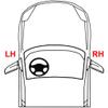 KarParts360 for Chevy Prizm Interior Door Handle 1998 99 00 01 2002 Front OR Rear Passenger Side Black | Trim:All Submodels | TO1353141 | 6920502050C0 view 4