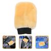 Cabilock Plush Double-Sided Car Washing Mitt Soft Chenille Vehicle Cleaning Glove for Waxing Polishing and Detailing Suitable for Car Types view 4