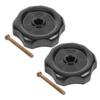 Zerodeko 2pcs Rv Vent Knob Replacement for Camper Trailer Window Durability Plastic Rv Window Vent Knob Screw view 1