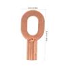Healifty 5pcs Aluminum Dent Puller Rings Metal Shrink Repair Kit for Car Body Welding and Dent Removal view 2