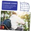 Parliky Bike Bungee Net Rear Frame Cover Luggage Bag Securement Motorcycle Cargo Net Elastic Luggage for Bicycle Rack view 4