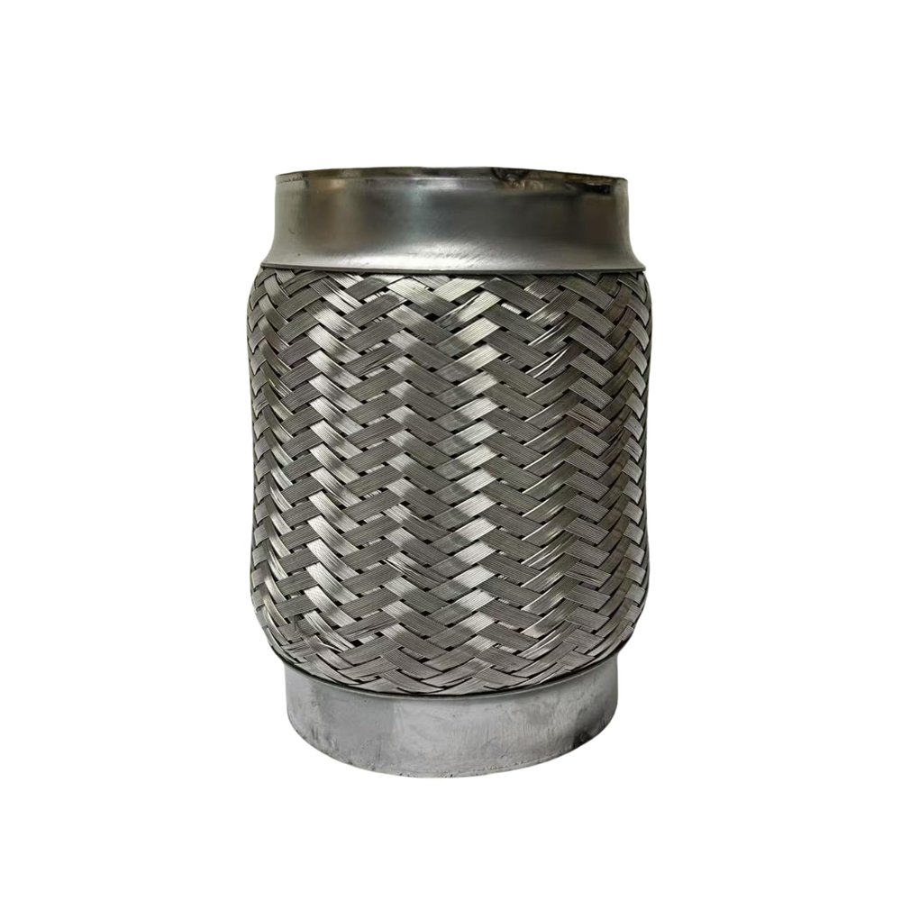 US SHIP 1.75" (44mm) ID x 6" (152mm) OL Exhaust Flex Pipe Stainless Steel Interlock Coupling