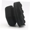 Unomor 2pcs Wave Pattern Car Tire Wax Sponge Tire Shine Applicator Car Wash Sponge view 2