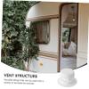 STOBAZA Camper Rv Roof Vent Cap Easy Install Enhances Ventilation Fits Rvs for Comfortable Environment view 2