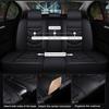 QHYBCK Car Seat Covers Full Set for Toyota Corolla 2001-2026 Leather Seat Covers, Waterproof Non-Slip Breathable and Wear Seat Cover, Car Seat Protector Adapted AirbagsLuxury, Black+Blue view 4
