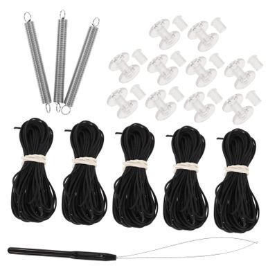 Cabilock 1set Rv Blind Repair Kit for Camper Easy Install Shade Maintenance for Day Night Pleated Blinds Damaged Cords and Improve Rv