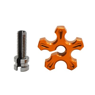 ZHOMBHMA Motorcycle CNC Aluminum Clutch Adjustment Screw M8*1.25 for B K1300 S 2022 2023(Orange)