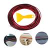 Luxshiny 10m Automotive Body Trim Car Door Central Control Decorative Strip Car Accessories Interior view 4