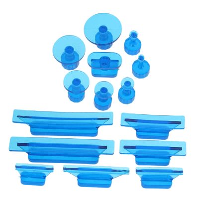 ABOOFAN 15pcs Tool Removing Paintless Aluminum from Dent Puller Repairing Pullers for Get Automotive Removal Vehicle Mechanic with Remover Small Kits Tabs Plastic Blue