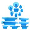 ABOOFAN 15pcs Tool Removing Paintless Aluminum from Dent Puller Repairing Pullers for Get Automotive Removal Vehicle Mechanic with Remover Small Kits Tabs Plastic Blue view 1