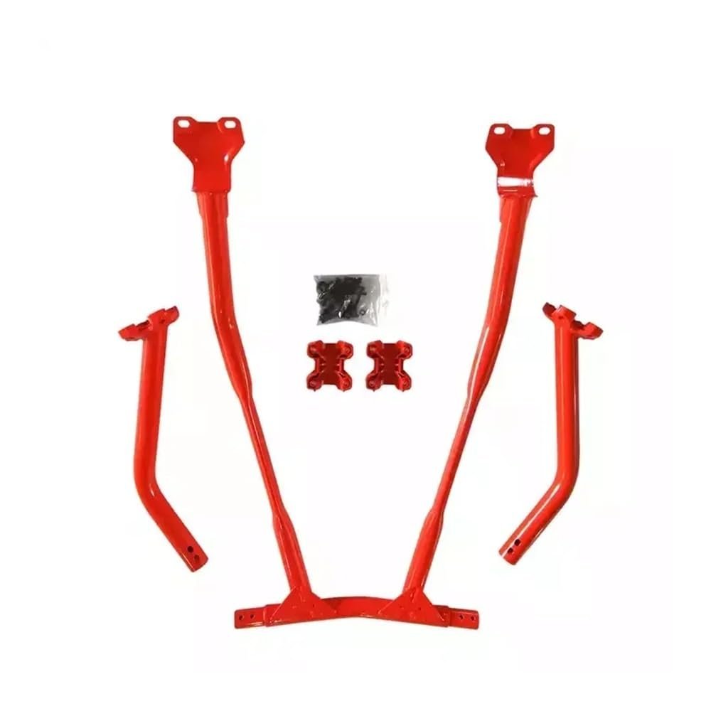 Reinforced UTV Parts Accessories Front Intrusion Bar for Can Maverick X3 part(Red)