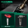 SCITOO Ignition Coil fit for T-ouareg 3.0L 2011-2014 for Porsche for Panamera 3.0L 2012-2015 for Cayenne 3.0L 2011-2014 for A4 Q-uattro 3.2L 2005-2010 UF529 1pc Ignition Coil view 2