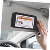Cabilock Auto Sun Visor Organizer Car Storage Holder Business Card Clip Visor Accessory Car Interior Organizer Registration Insurance Pouch view 4
