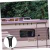 HOLIDYOYO 5pcs Heavy Duty Rv Awning Hooks for Lights Easy Installation Hangers for Use for Camping Clothes view 4