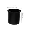 Cabilock 2pcs Recessed Plastic Cup Holder for Rv Boat Car and Sofa Durable Drink Storage for Various Beverages Easy to Install Outer Diameter view 2