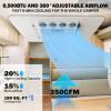 12V Quiet RV Air Conditioner 11000 BTU, RV Roof Top AC Unit 12 Volt DC Camper A/C Units, Fast Cooling Easy Install For Van, Truck, Travel Trailer, Fifth Wheel, Golf Vant, Motorhome view 2