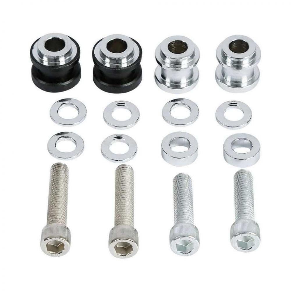 Detachable Docking Hardware Compatible with Fat Boy 114 FLFBS Breakout 114 FXBRS Models 2018 to 2023(Chrome)