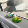 CusDusk 2026 Goose Duck Mushroom Mini Pond -Mini Resin Animal Car Dashboard Decorations, DIY Fairy Garden Miniature Scene Automotive Dash Interior Accessories for Women Men view 1