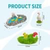 CusDusk 2026 Goose Duck Mushroom Mini Pond -Mini Resin Animal Car Dashboard Decorations, DIY Fairy Garden Miniature Scene Automotive Dash Interior Accessories for Women Men view 2