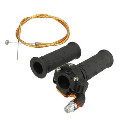KEXINDIANZI Restrictable Twist Throttle Cable Set Compatible With 47Cc 49Cc Mini Moto Bike Dirt Bike Quad