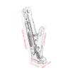 Motorcycle Kickstand Adjustable Foot Side Support Parking Kickstand for Electric Motorbike Parking Foot Side Support Stand (Gold) view 3