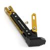 Motorcycle Kickstand Adjustable Foot Side Support Parking Kickstand for Electric Motorbike Parking Foot Side Support Stand (Gold) view 4