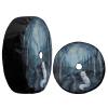 Foruidea Mystical Fox Spare Tire Cover with Backup Camera Hole Wheel Tire Cover Fit Trailer, RV, SUV and Many Vehicle 15inch view 3
