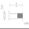 Perch Mount Extended Spacer and Bolt Kit (Chrome) For Indian Pursuit view 2
