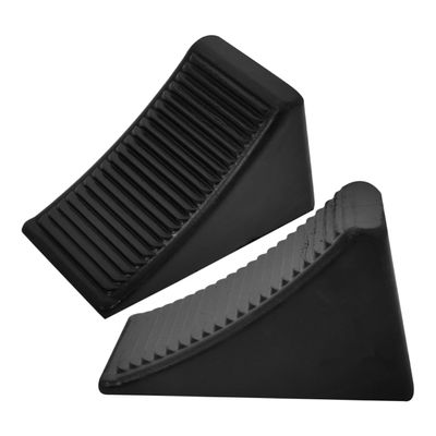 MAGICLULU 2 Pack Rubber Triangular Wheel Chocks for RVs and Golf Carts